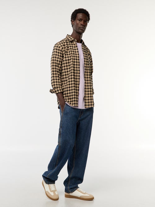 Regular-fit, geruit overhemd - Kiabi