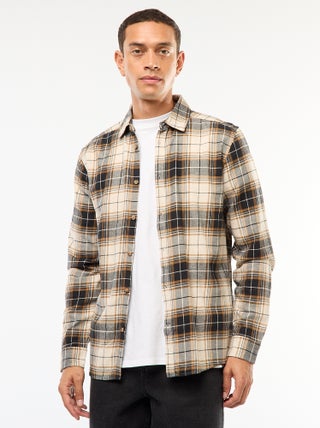 Regular-fit, geruit overhemd