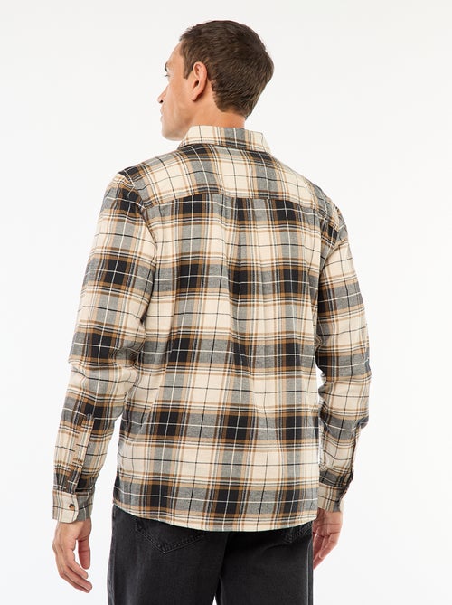 Regular-fit, geruit overhemd - Kiabi