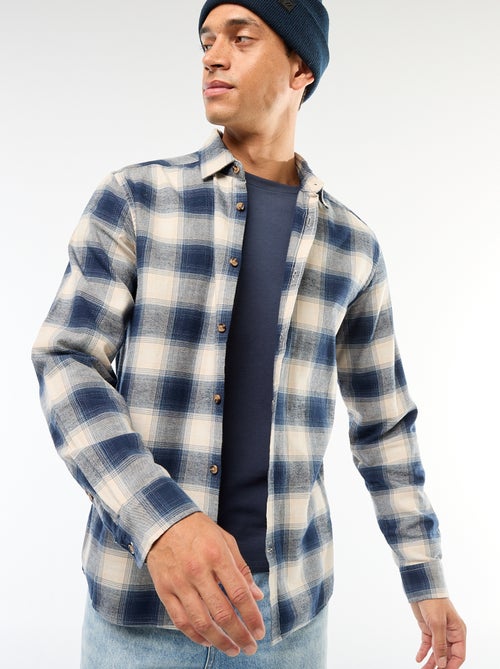 Regular-fit, geruit overhemd - Kiabi