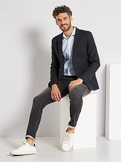 Regular-fit hemd van dobbykatoen - Kiabi