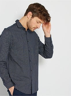 Regular-fit hemd van dobbykatoen - Kiabi