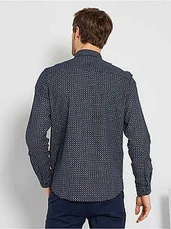 Regular-fit hemd van dobbykatoen - Kiabi