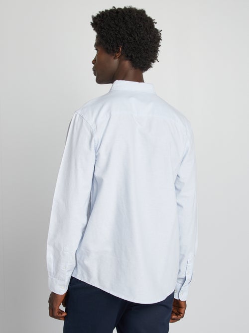 Regular-fit hemd van oxfordkatoen - Kiabi