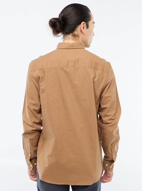 Regular-fit hemd van oxfordkatoen - Kiabi