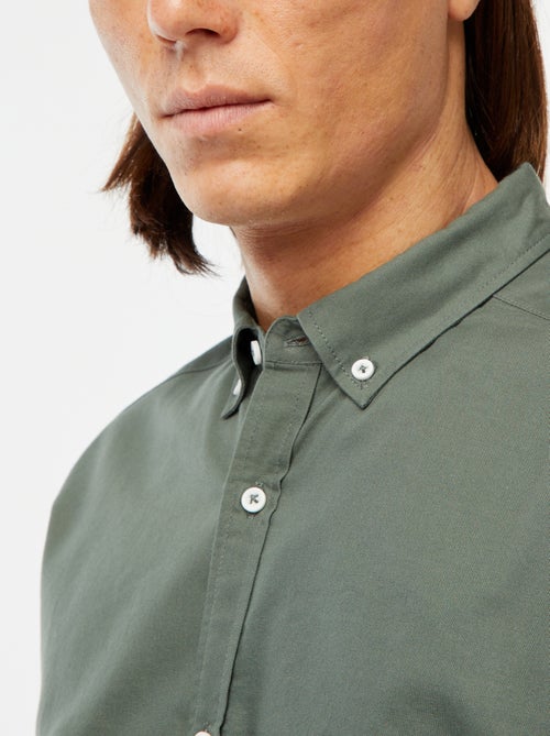 Regular-fit hemd van oxfordkatoen - Kiabi