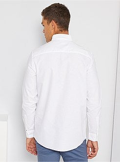 Regular-fit hemd van oxfordkatoen - Kiabi