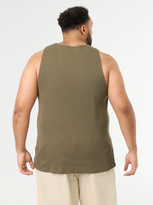 Regular fit hemd van ribtricot - Kiabi