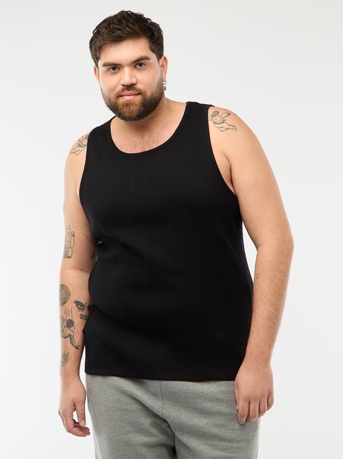 Regular fit hemd van ribtricot - Kiabi