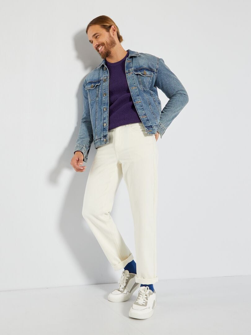 Regular-fit jeans - L32 WIT - Kiabi