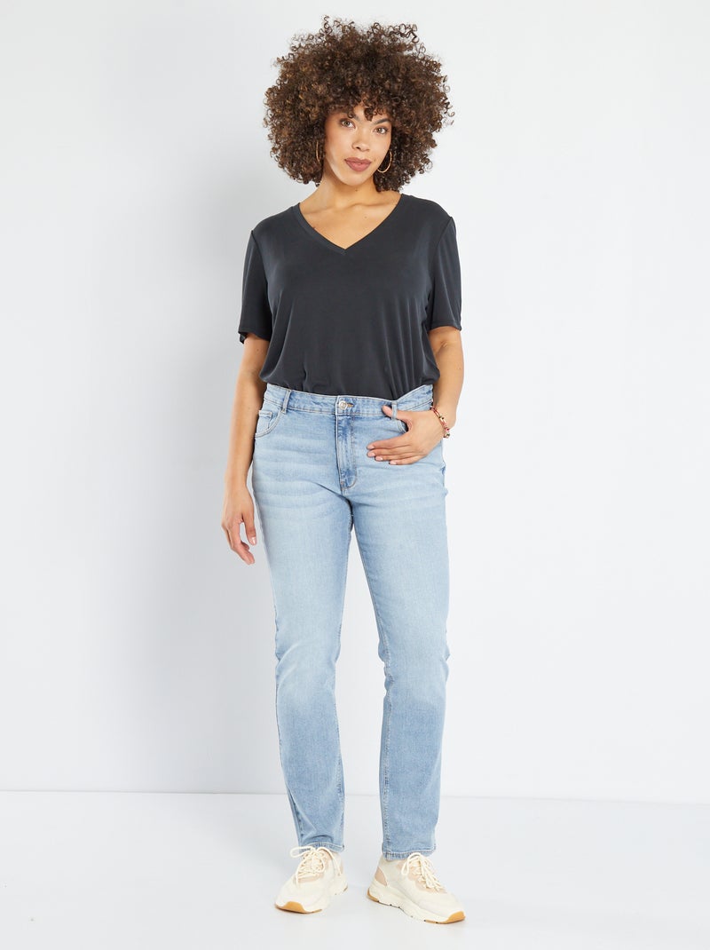 Regular-fit jeans L32 BLAUW - Kiabi