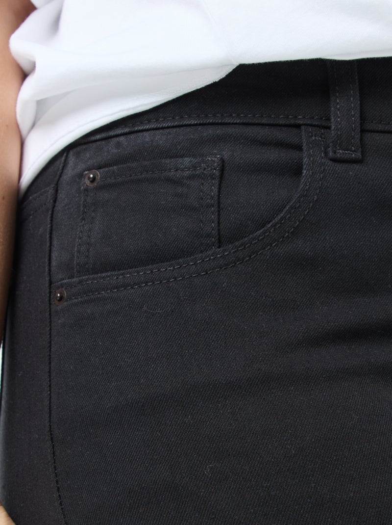 Regular-fit jeans L34 ZWART - Kiabi