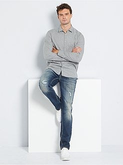 Regular-fit jeans L36 'Ecodesign' +1m90 - Kiabi