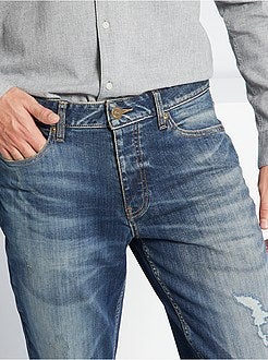 Regular-fit jeans L36 'Ecodesign' +1m90 - Kiabi