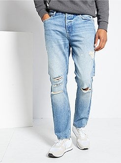 Regular-fit jeans met destroyed effect - Kiabi