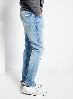 Regular-fit jeans met destroyed effect - Kiabi
