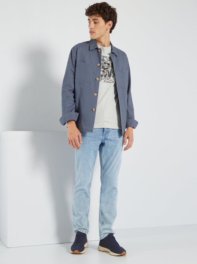 Regular-fit jeans met normale taille L32 BLAUW - Kiabi