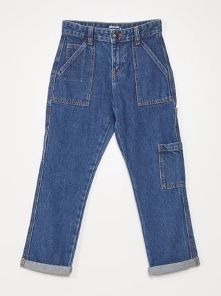 Regular-fit jeans met zakken aan weerszijden