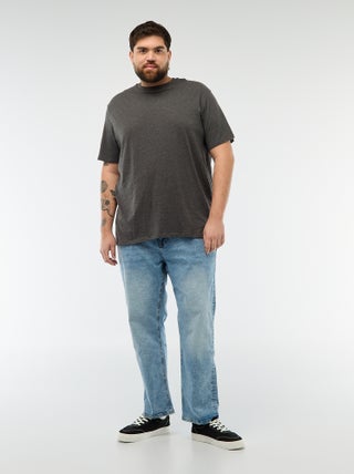Regular fit jeans / rechte pijpen met 5 zakken