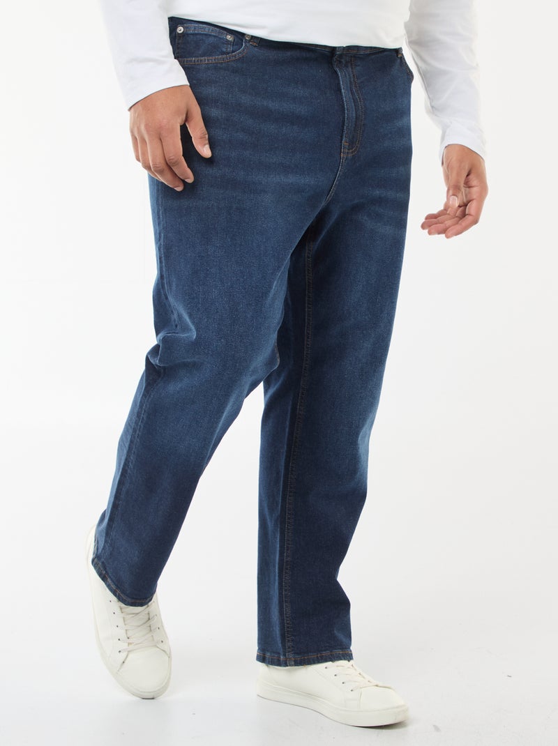 Regular fit jeans / rechte pijpen met 5 zakken Blauw - Kiabi