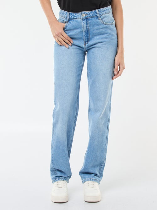 Regular fit jeans van katoen - L34 - Kiabi