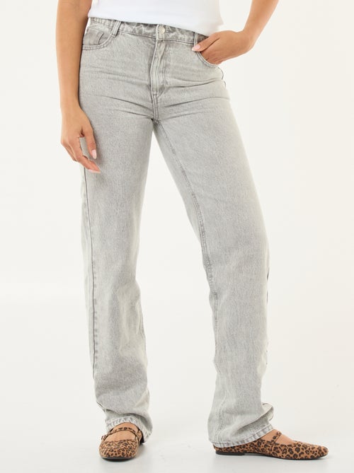 Regular fit jeans van katoen - L34 - Kiabi