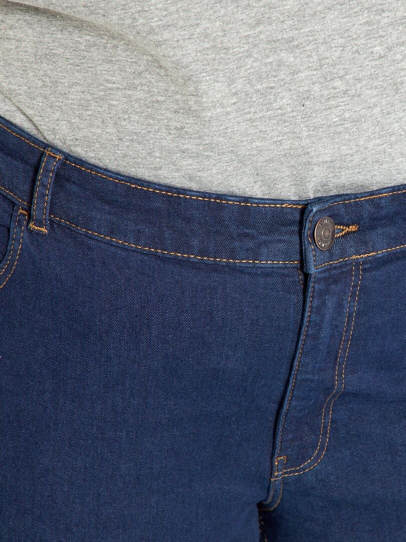 Regular-fit jeans van stretchdenim BLAUW - Kiabi