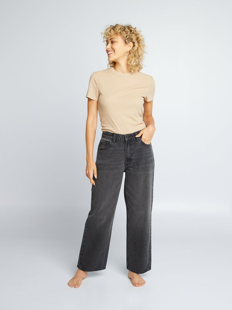 Regular-fit jeans ZWART - Kiabi