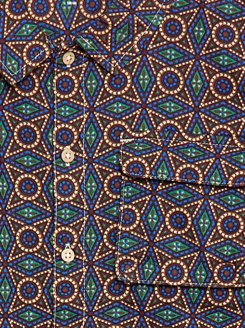 Regular-fit, katoenen overhemd met wax-effect - Kiabi