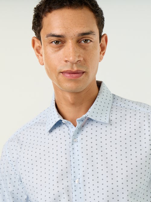 Regular-fit overhemd met stippenprint - Kiabi