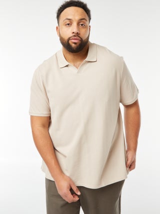 Regular-fit polo van piquétricot