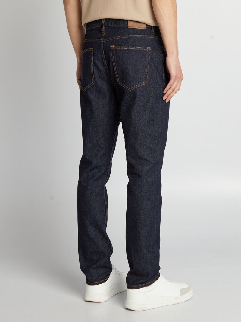Regular-fit, raw jeans raw denim - Kiabi