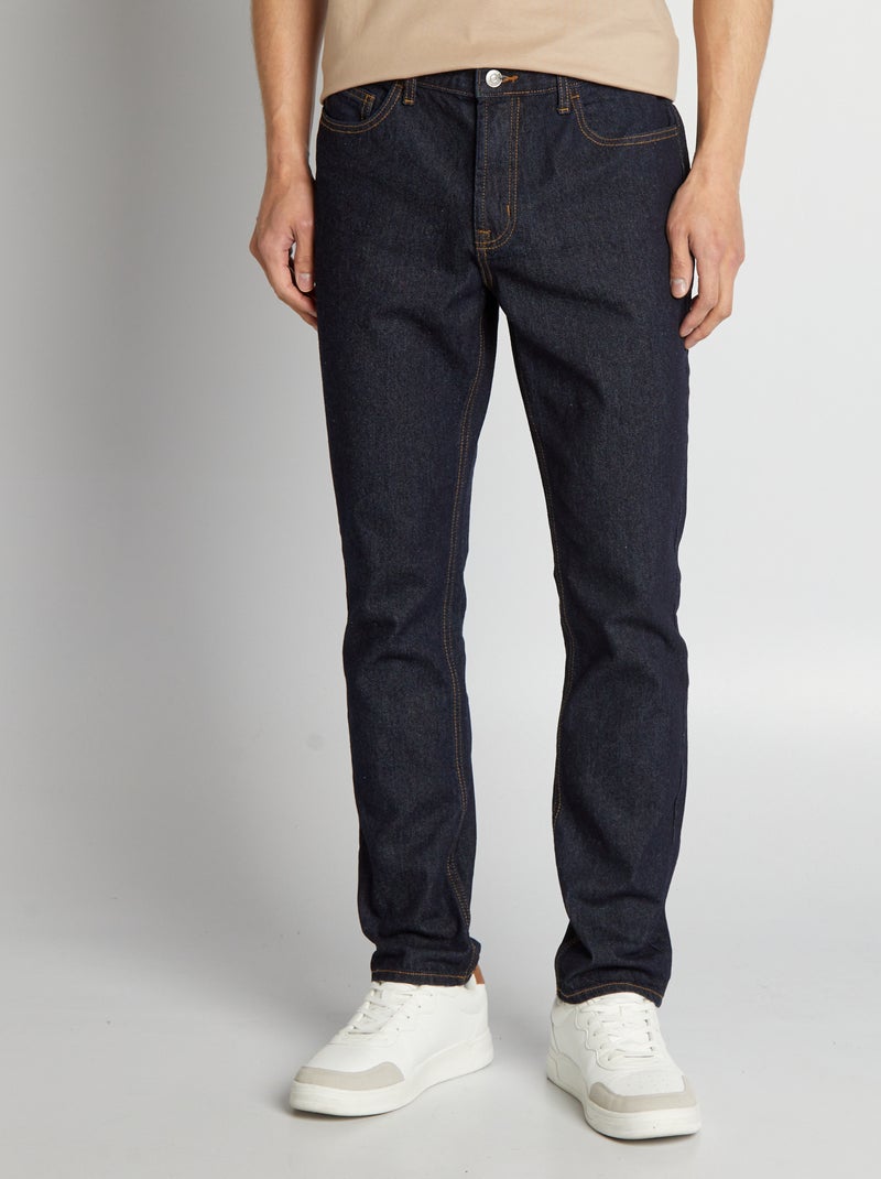 Regular-fit, raw jeans raw denim - Kiabi