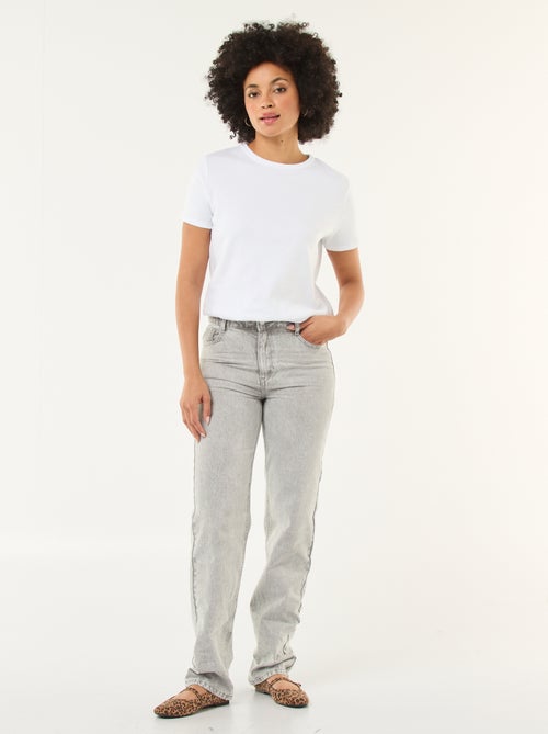 Regular fit straight jeans - L28 - Kiabi