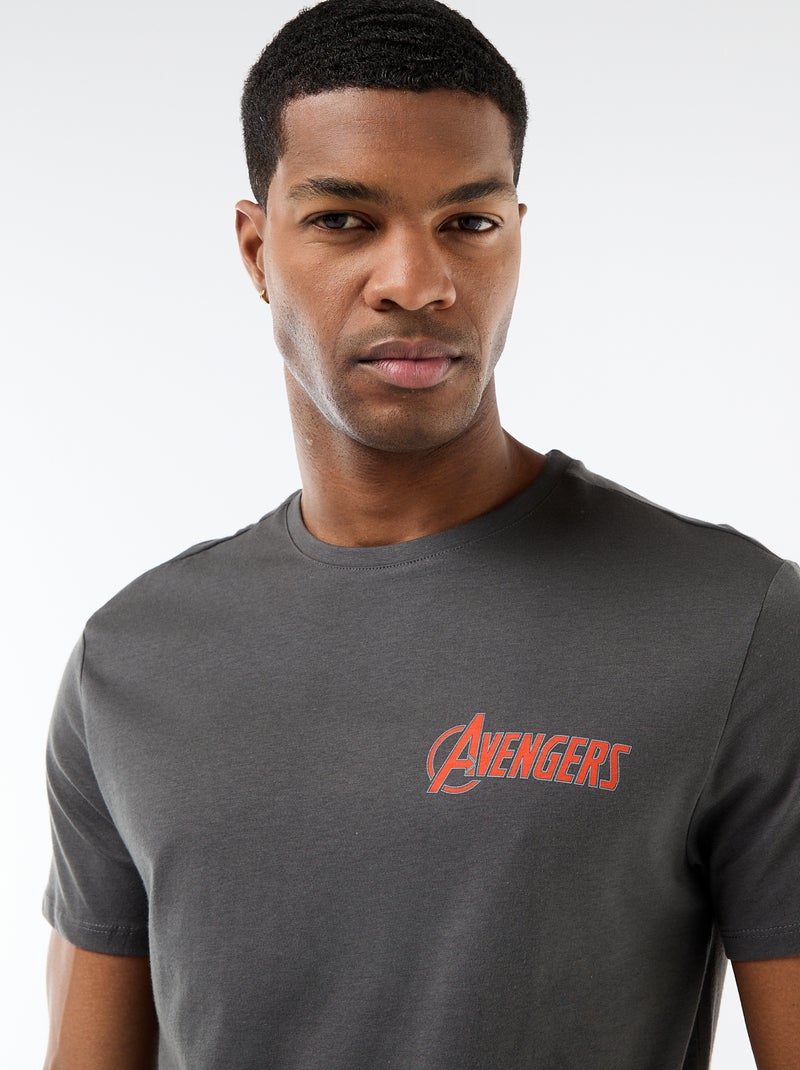 Regular fit T-shirt 'Avengers' Grijs - Kiabi