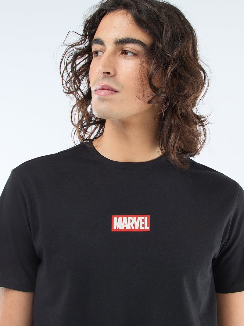 Regular fit T-shirt 'Avengers' Zwart - Kiabi