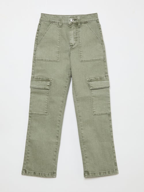Regular fit twill broek - Kiabi