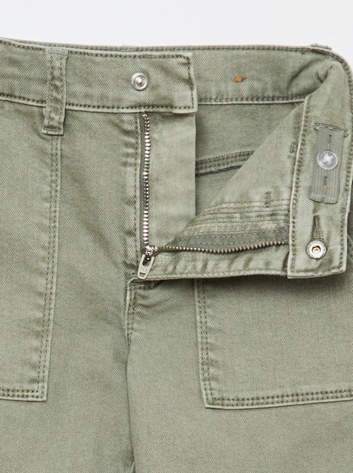 Regular fit twill broek - Kiabi
