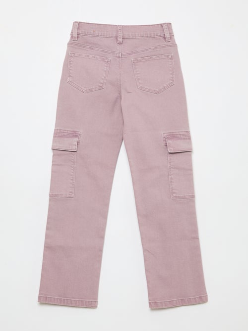 Regular fit twill broek - Kiabi