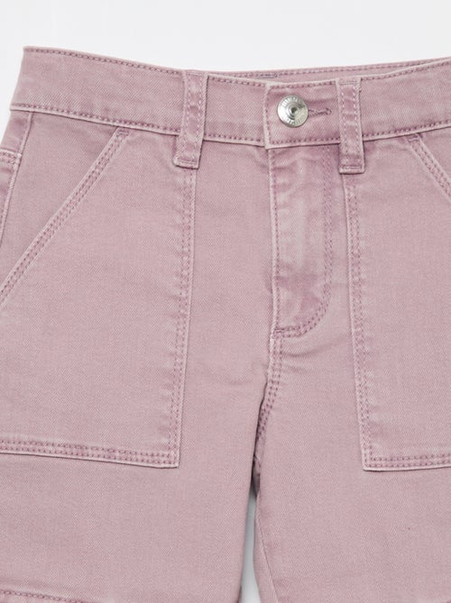 Regular fit twill broek - Kiabi