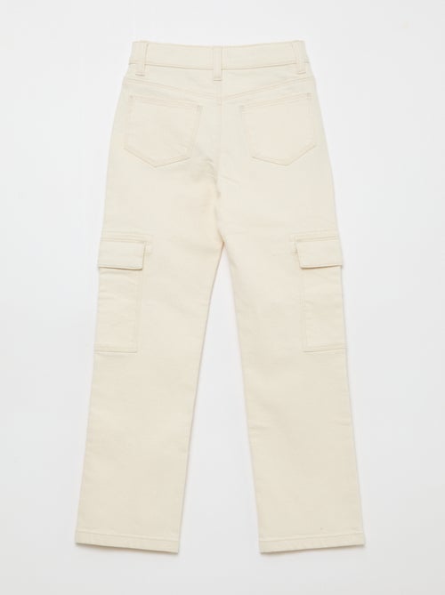 Regular fit twill broek - Kiabi