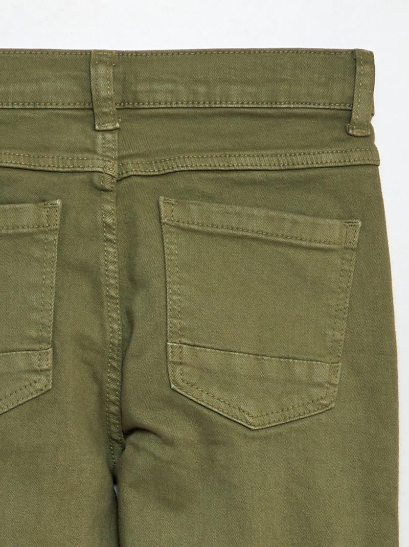 Regular-fit/rechte jeans groen - Kiabi