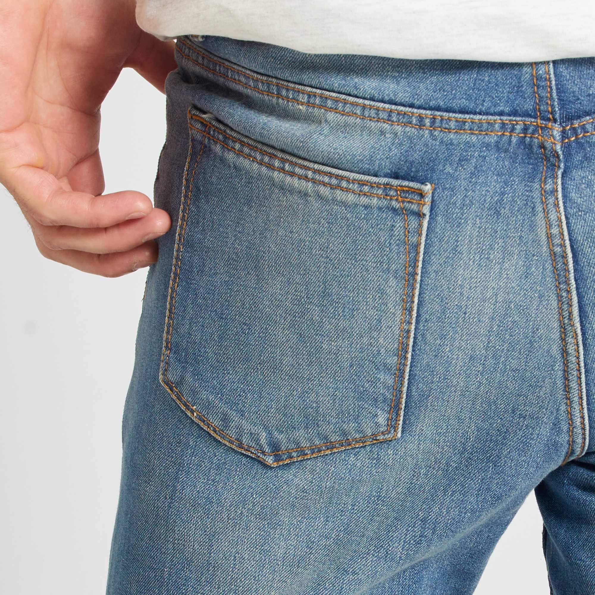 Regular five-pocket jeans Herenkleding - indigo - Kiabi - 15,00€