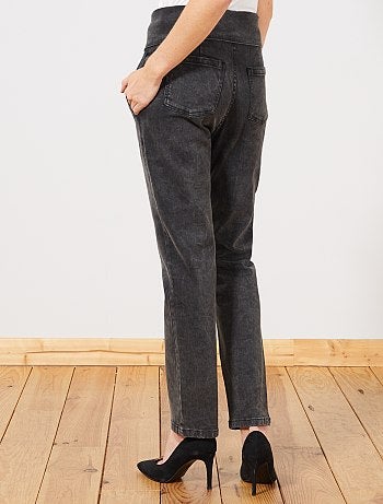 Regular jeans met omslag op de taille - Kiabi
