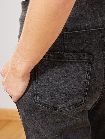 Regular jeans met omslag op de taille - Kiabi