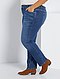     Regular jeans van stretch denim, lengte 75 cm afbeelding 2
