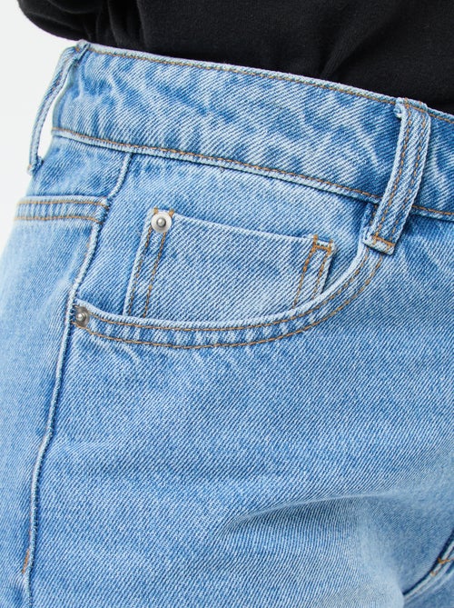Regular, straight-fit jeans van katoen - L28 - Kiabi