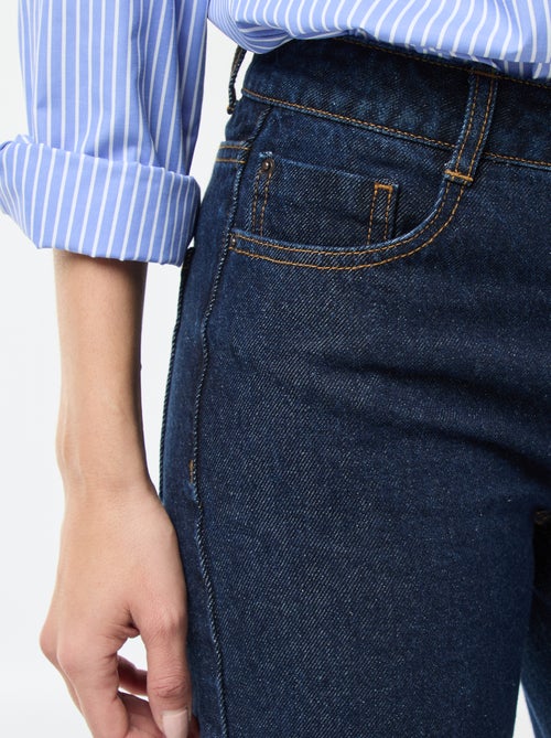 Regular, straight-fit jeans van katoen - L28 - Kiabi