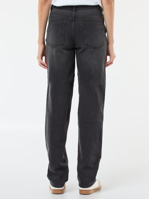 Regular, straight-fit jeans van katoen - L28 - Kiabi