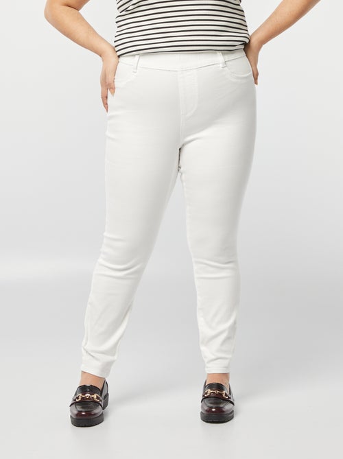Regular stretchjegging met hoge taille - Kiabi
